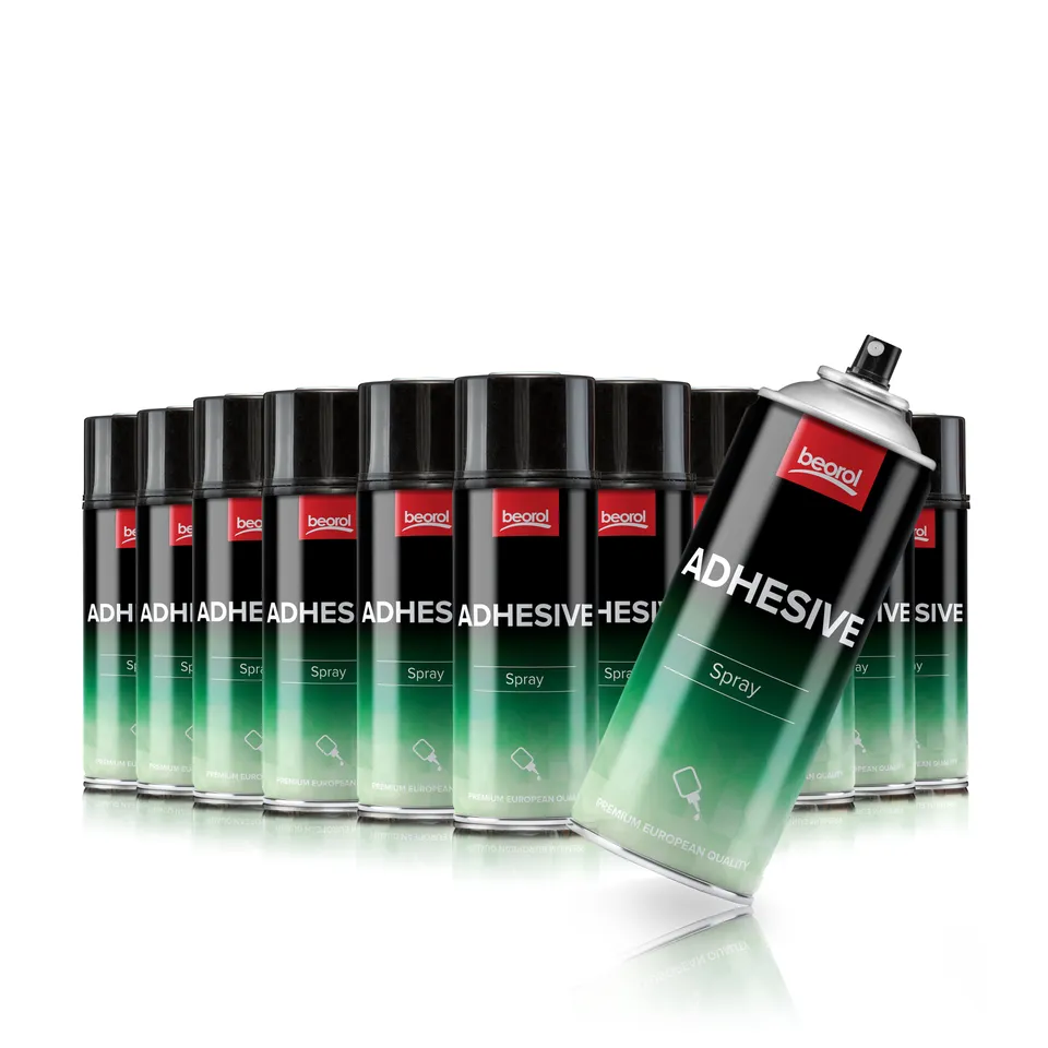 BigDean Sprühkleber 400ml transparent extra stark 12 Dosen