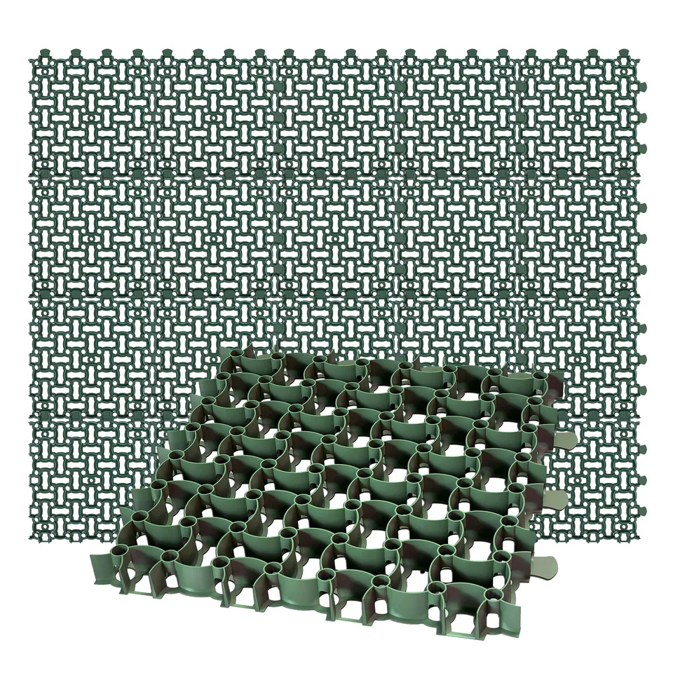 BigDean Rasengitter 50x50cm 20er grün 5m² befahrbar