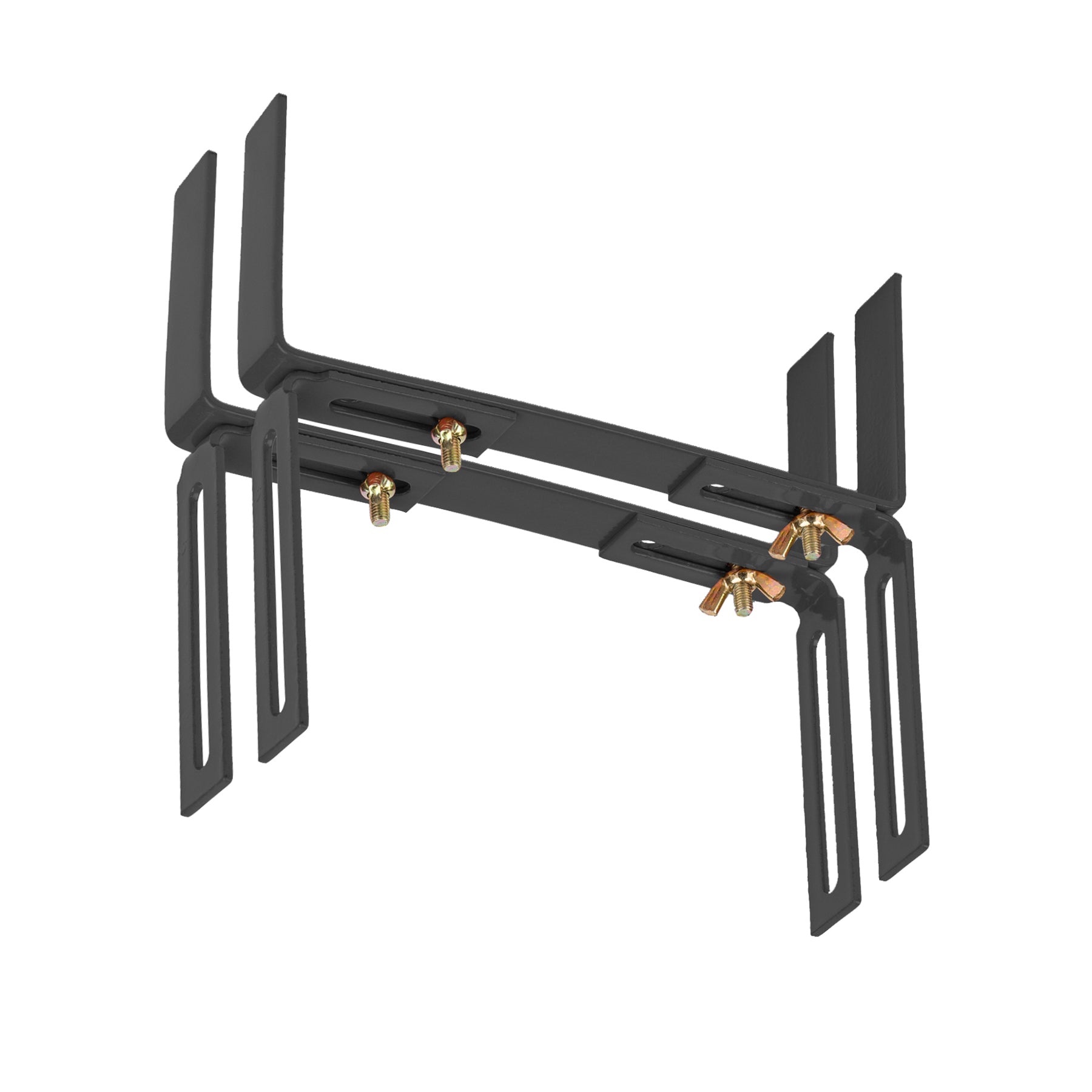 BigDean Garten Blumenkastenhalter H-Form anthrazit 2er