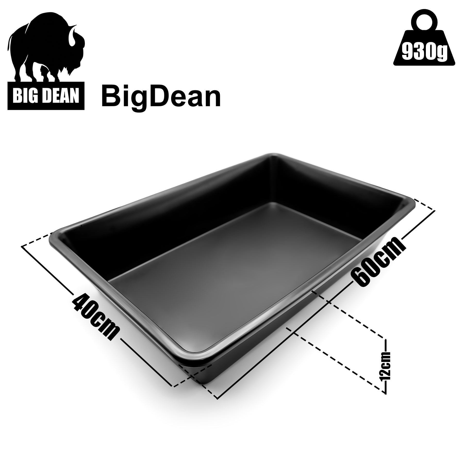 BigDean Werkzeug & Handwerk Wanne 60x40x12 cm Kunststoff